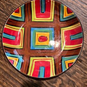 Southern Living Gail Pittman- Brio Bowl Ceramic multi color serving